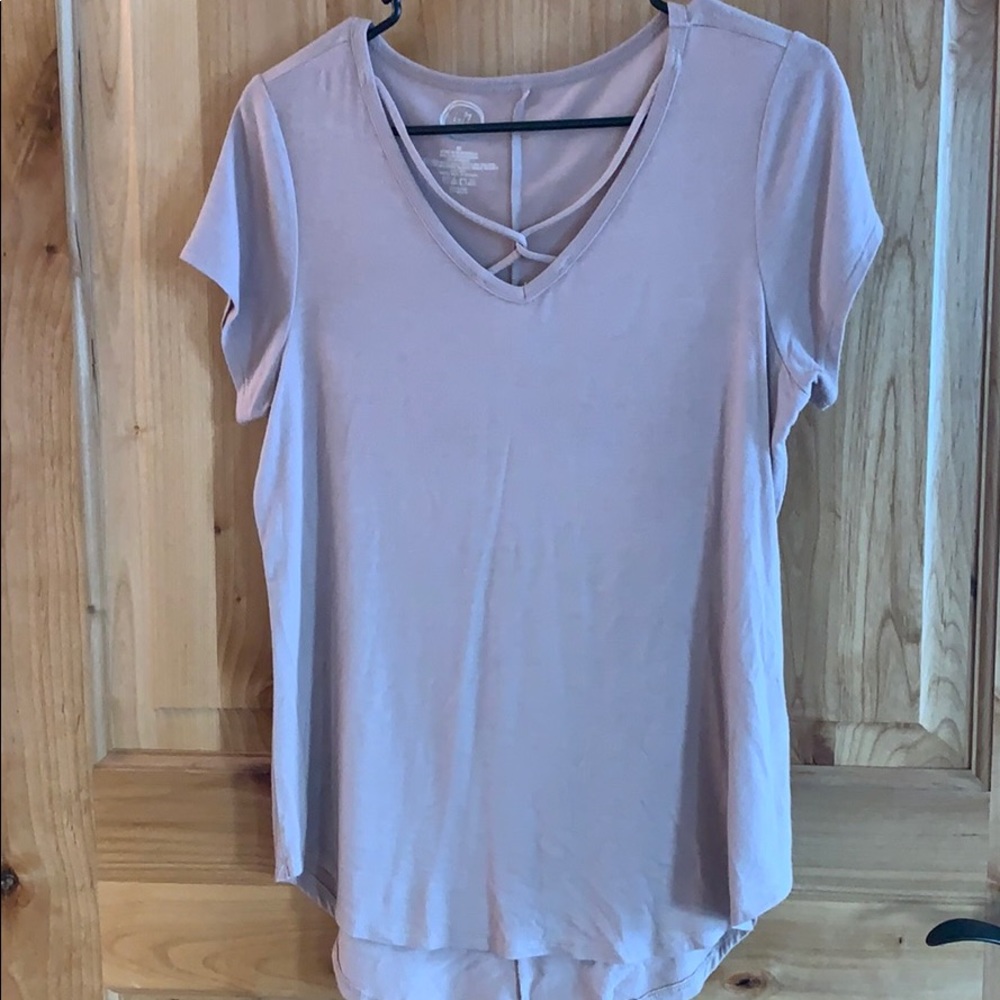 Lavender colored blouse